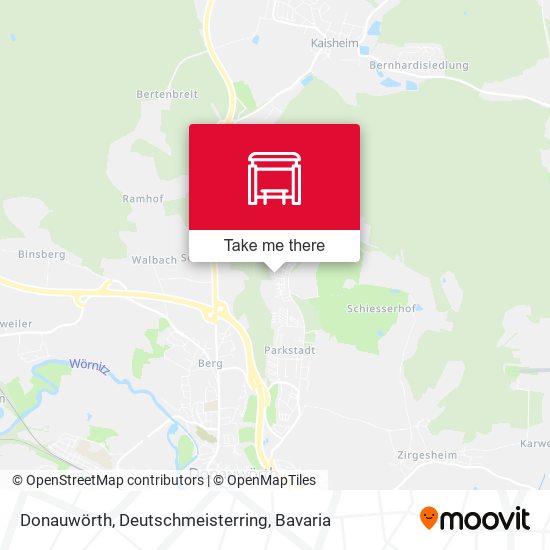 Donauwörth, Deutschmeisterring map
