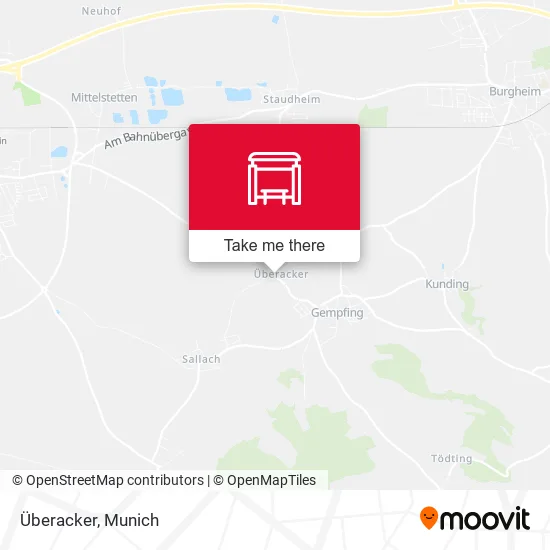 Карта Überacker