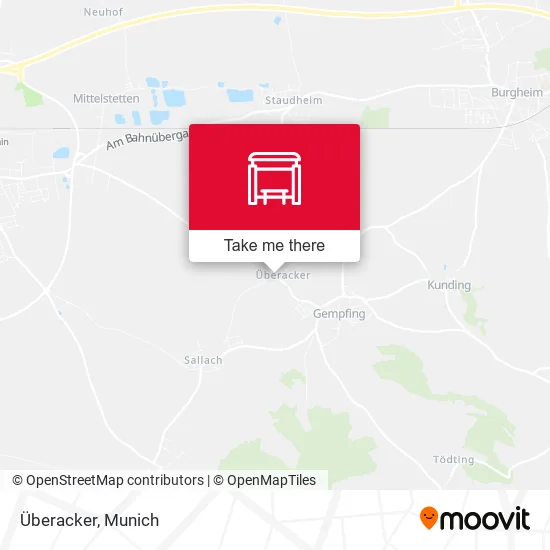 Карта Überacker