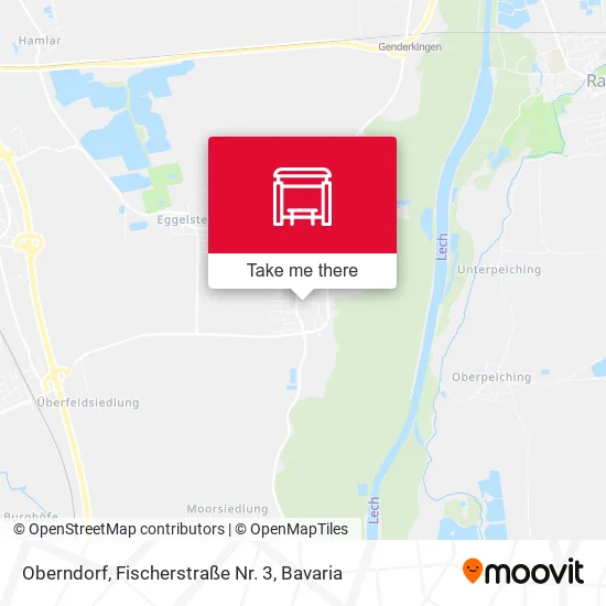 Карта Oberndorf, Fischerstraße Nr. 3