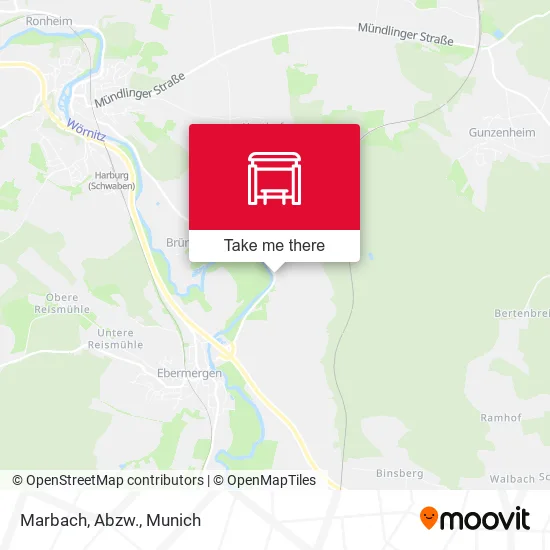 Карта Marbach, Abzw.
