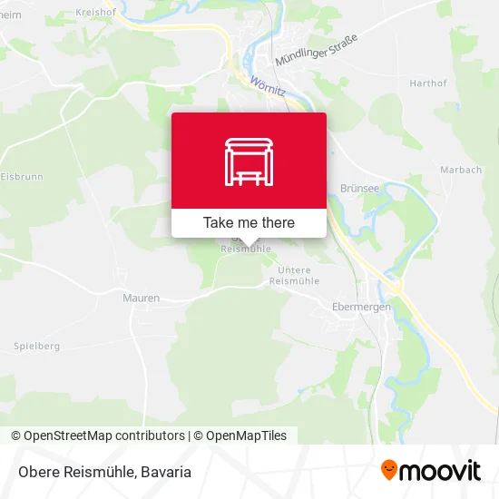 Карта Obere Reismühle