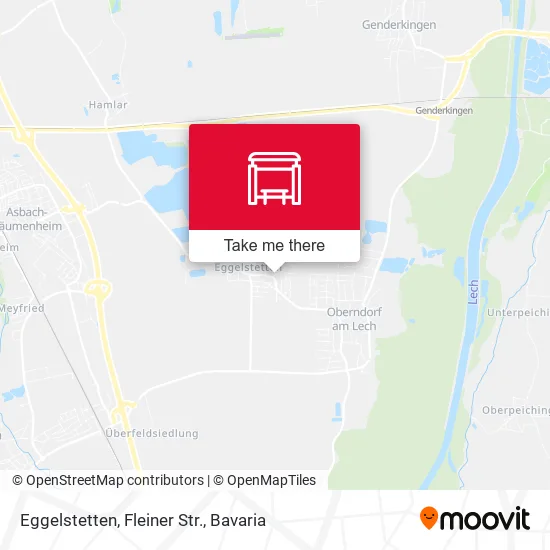 Карта Eggelstetten, Fleiner Str.