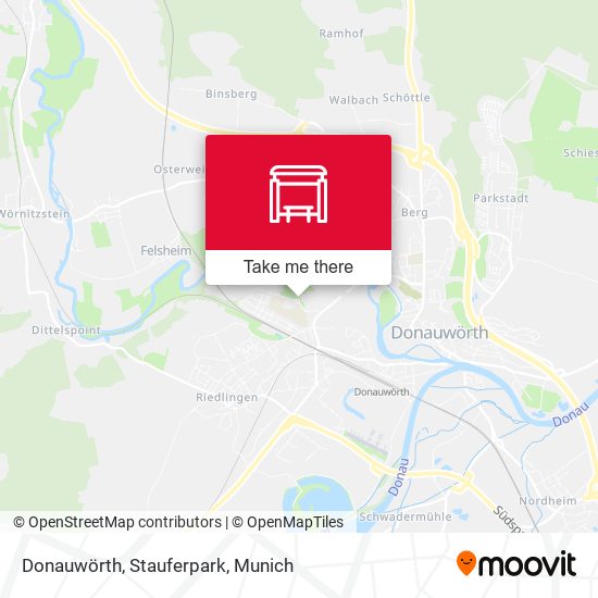 Donauwörth, Stauferpark map