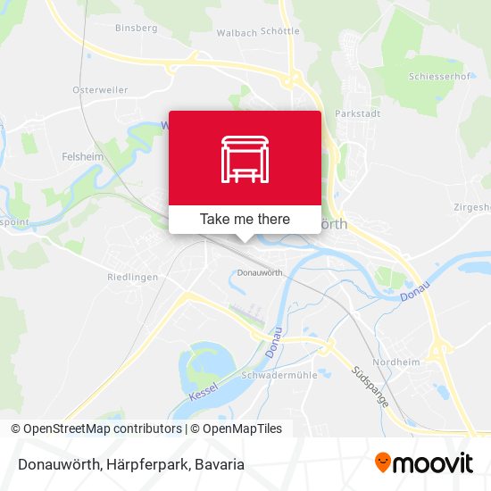 Donauwörth, Härpferpark map