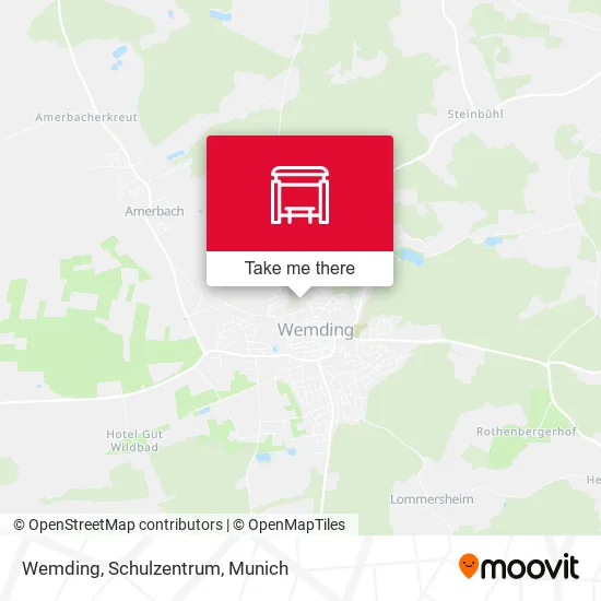 Карта Wemding, Schulzentrum