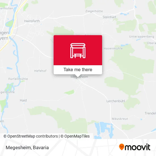 Карта Megesheim