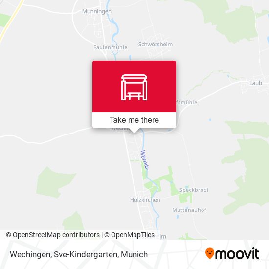 Wechingen, Sve-Kindergarten map