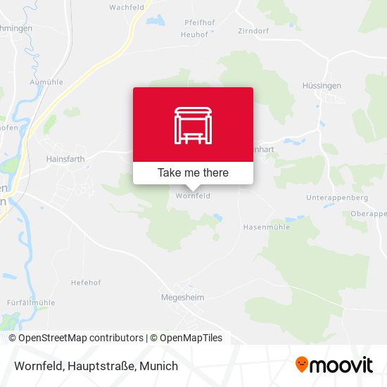 Wornfeld, Hauptstraße map