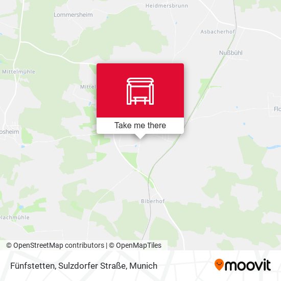 Fünfstetten, Sulzdorfer Straße map