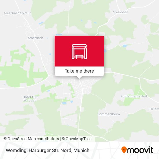 Карта Wemding, Harburger Str. Nord