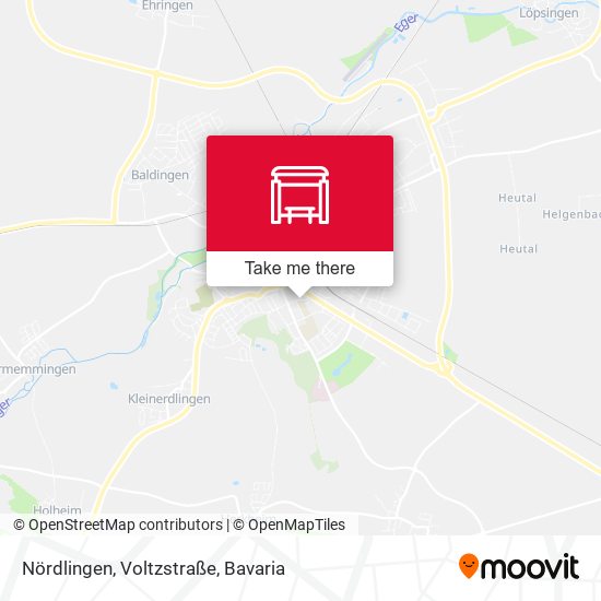 Nördlingen, Voltzstraße map