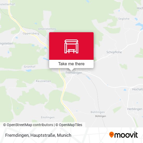 Fremdingen, Hauptstraße map