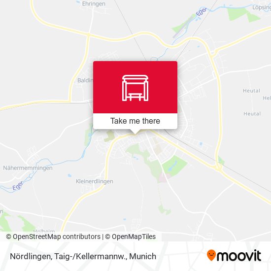 Nördlingen, Taig-/Kellermannw. map