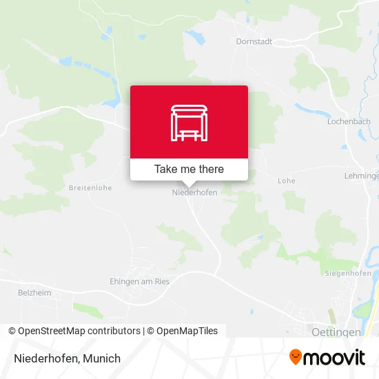 Карта Niederhofen
