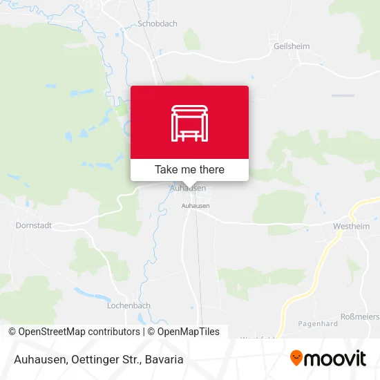 Карта Auhausen, Oettinger Str.