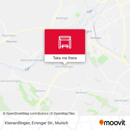 Kleinerdlingen, Erninger Str. map