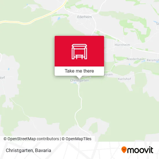 Карта Christgarten