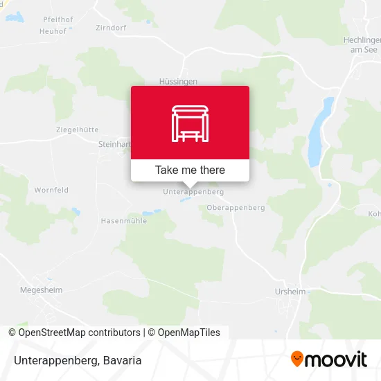 Карта Unterappenberg