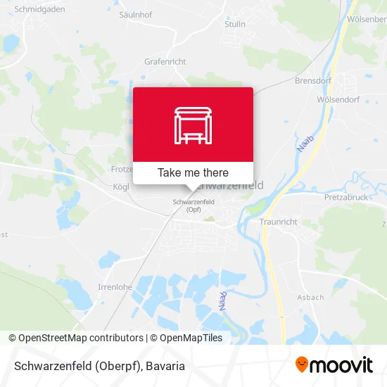 Карта Schwarzenfeld (Oberpf)