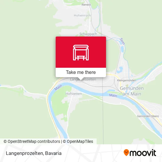 Карта Langenprozelten