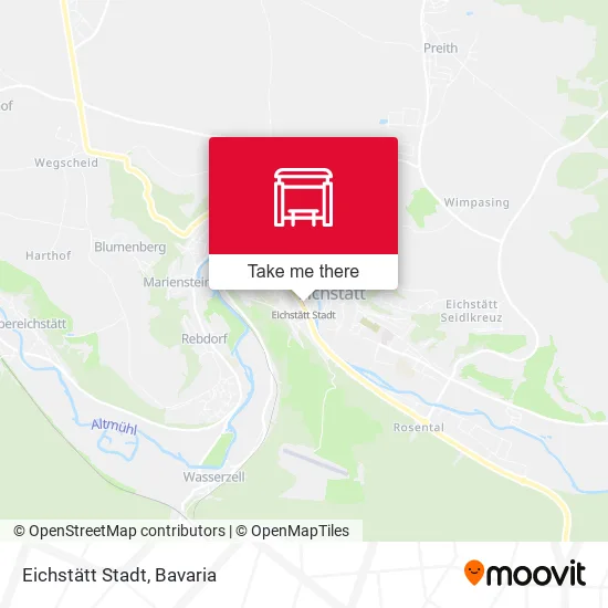 Карта Eichstätt Stadt