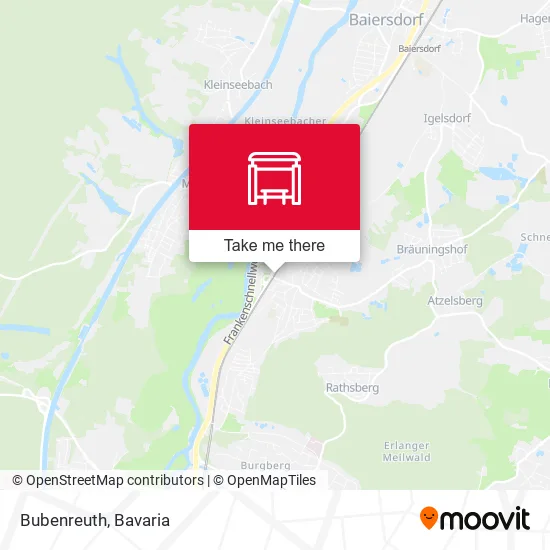 Карта Bubenreuth