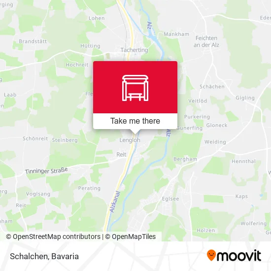 Карта Schalchen