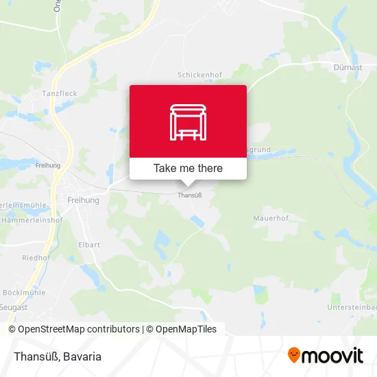 Карта Thansüß