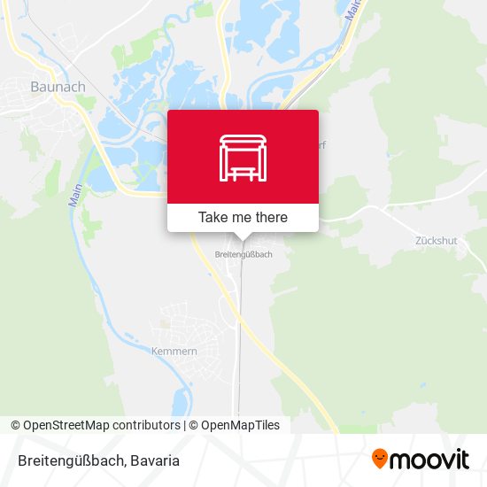 Карта Breitengüßbach