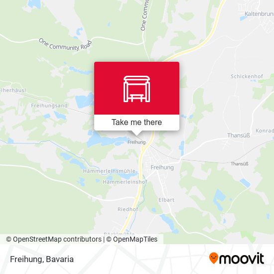 Карта Freihung