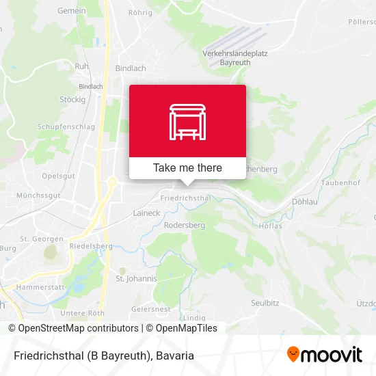 Карта Friedrichsthal (B Bayreuth)