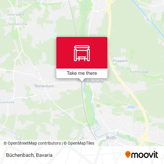 Карта Büchenbach