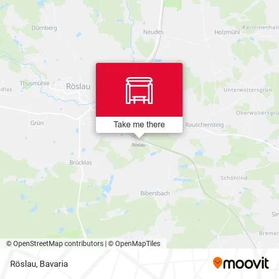 Карта Röslau