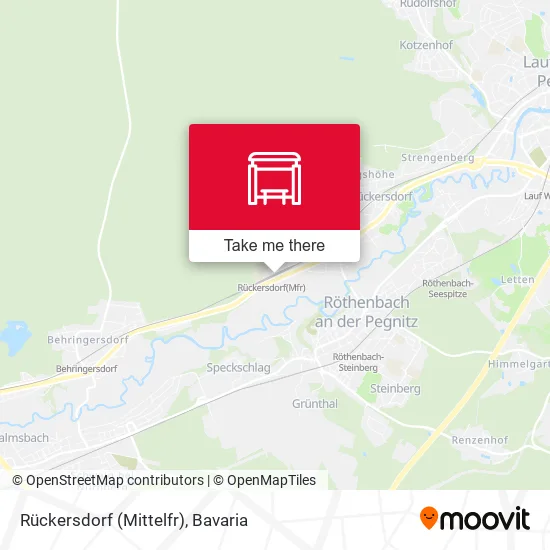Карта Rückersdorf (Mittelfr)
