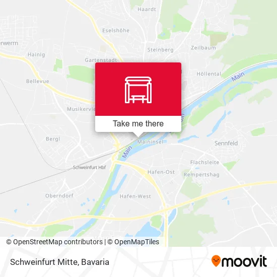 Карта Schweinfurt Mitte