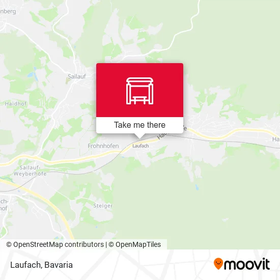 Карта Laufach