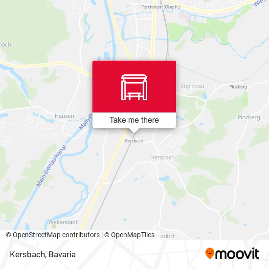 Карта Kersbach