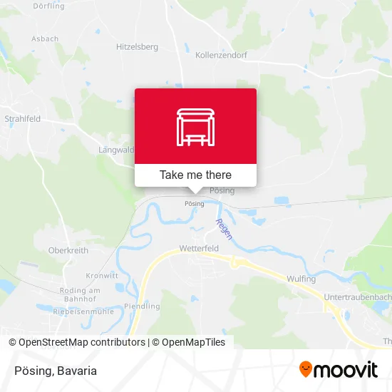 Карта Pösing