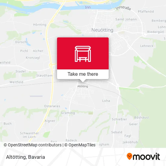 Altötting map