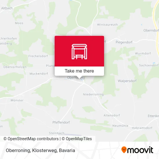 Карта Oberroning, Klosterweg