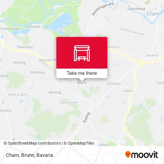 Карта Cham, Brunn