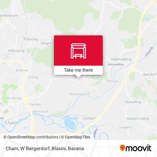 Cham, W`Bergerdorf, Blasini map