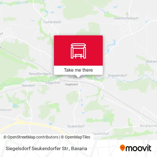 Карта Siegelsdorf Seukendorfer Str.