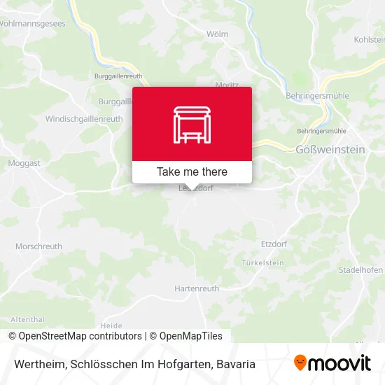 Карта Wertheim, Schlösschen Im Hofgarten