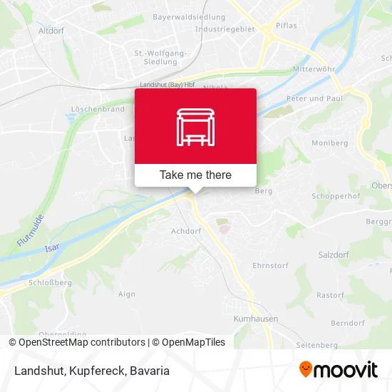 Карта Landshut, Kupfereck