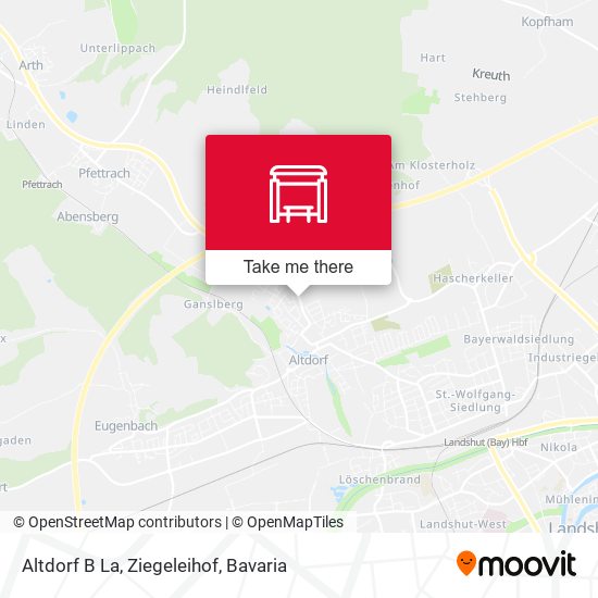 Altdorf B La, Ziegeleihof map