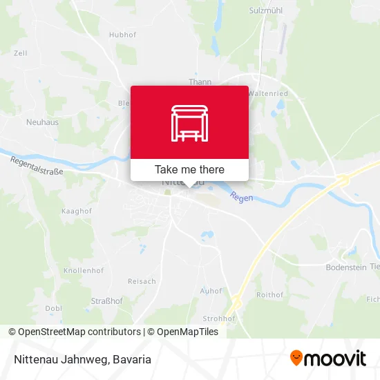 Карта Nittenau Jahnweg