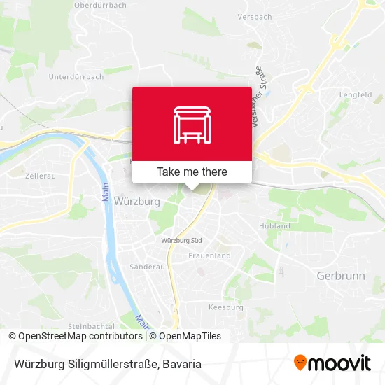 Карта Würzburg Siligmüllerstraße