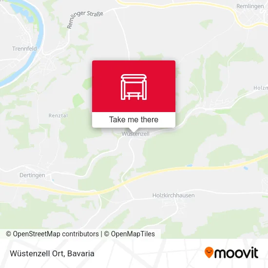 Карта Wüstenzell Ort